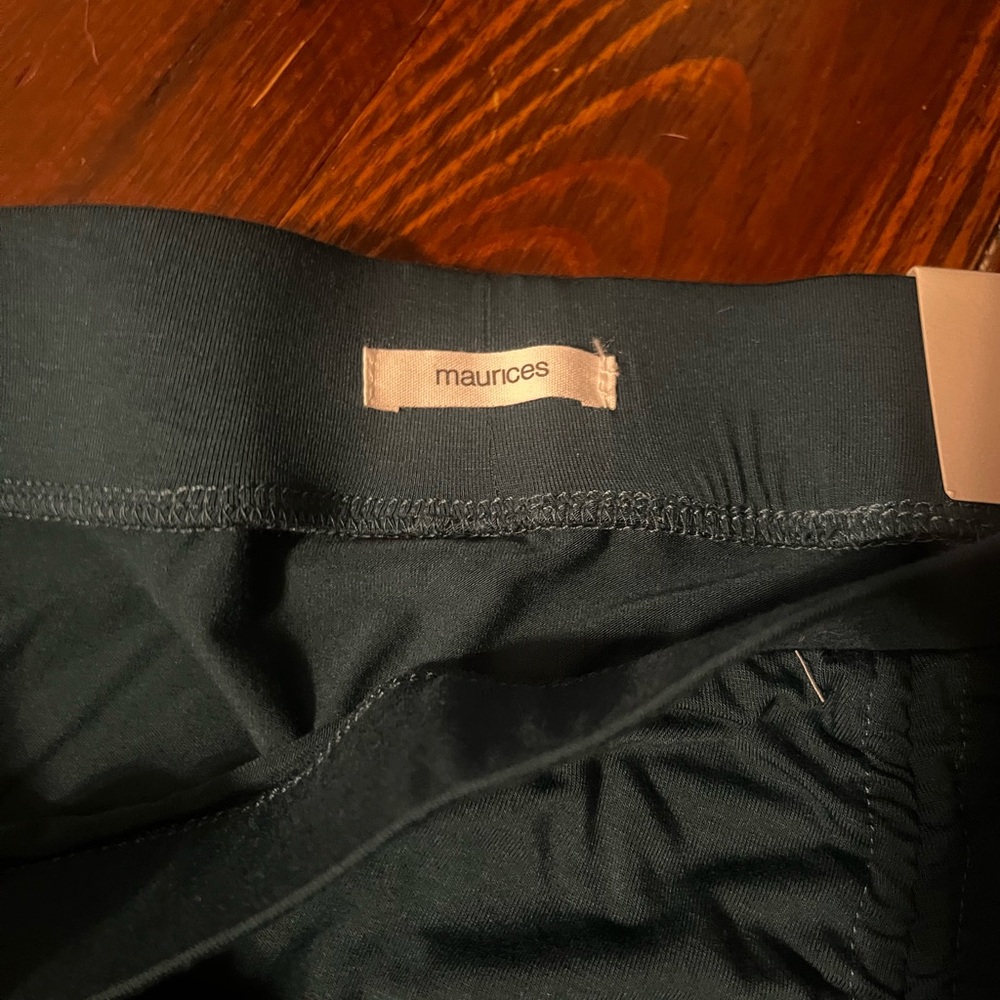 Maurices Dark Teal Ruched Pencil Skirt - Picture 5 of 6